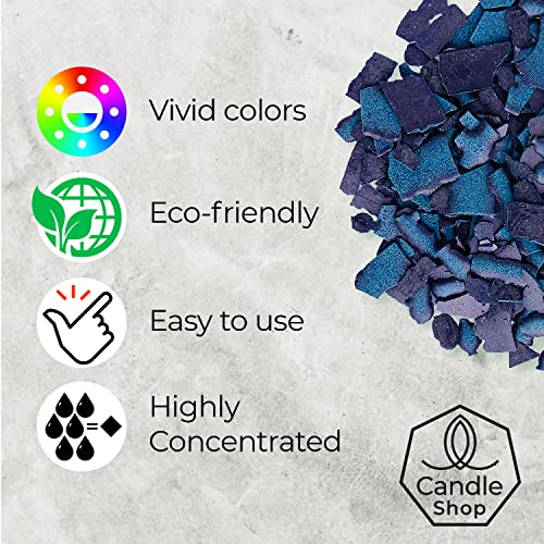 Candle Shop Aquamarine Candle Dye 2oz for Soy Candle Making – Highly Concentrated Candle Wax Dyes – Candle Shop Premium Color Dye Chips for Soy Wax, Beeswax, Paraffin - Image 2