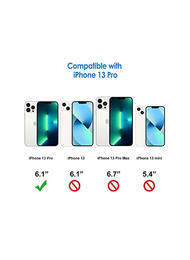Jetech Case For Iphone 13 Pro 6.1-Inch, Non-Yellowing Shockproof Phone Bumper Cover, Anti-Scratch Clear Back (Clear) - Image 2
