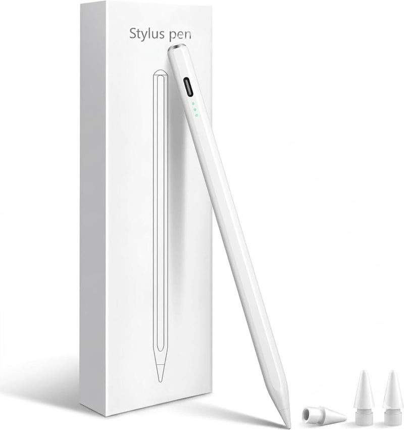 BAROX Professional iPad Pencil (2018-2026) Palm Support.Ultra Precision,Smooth,13 Minutes USB-C Fast Charge,10 Hours Battery.Touch Operation with 2 Extra Nibs,Exclusively Compatible with iPad (Not Android). - Image 1