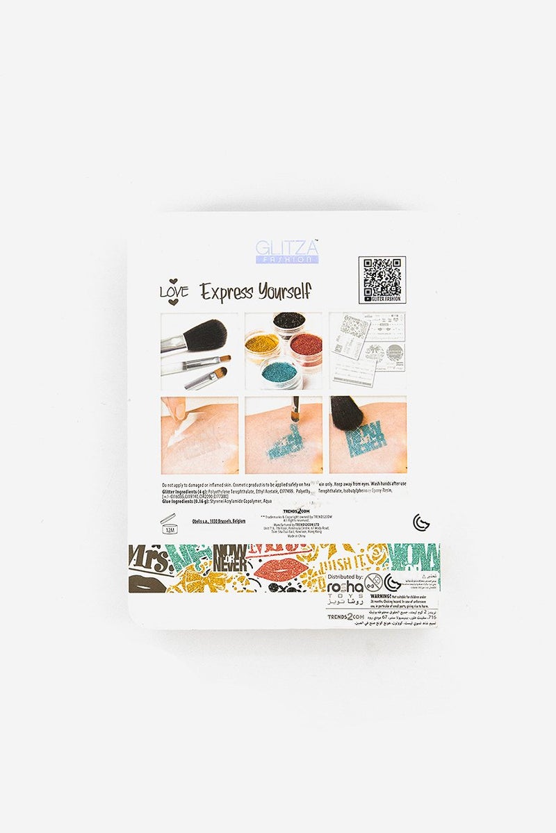 Trends 2 Com Deluxe Giftbox Express Yourself Temporary Tattoos, White Combo  - Image 2