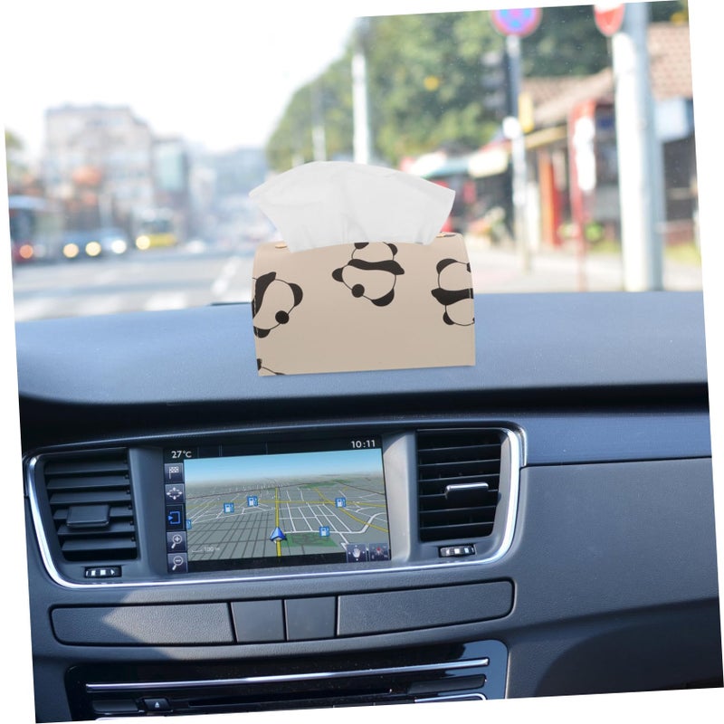 Multifunctional Car Tissue Box Holder Organizes Paper Towels And Keeps Car Neat - Image 5