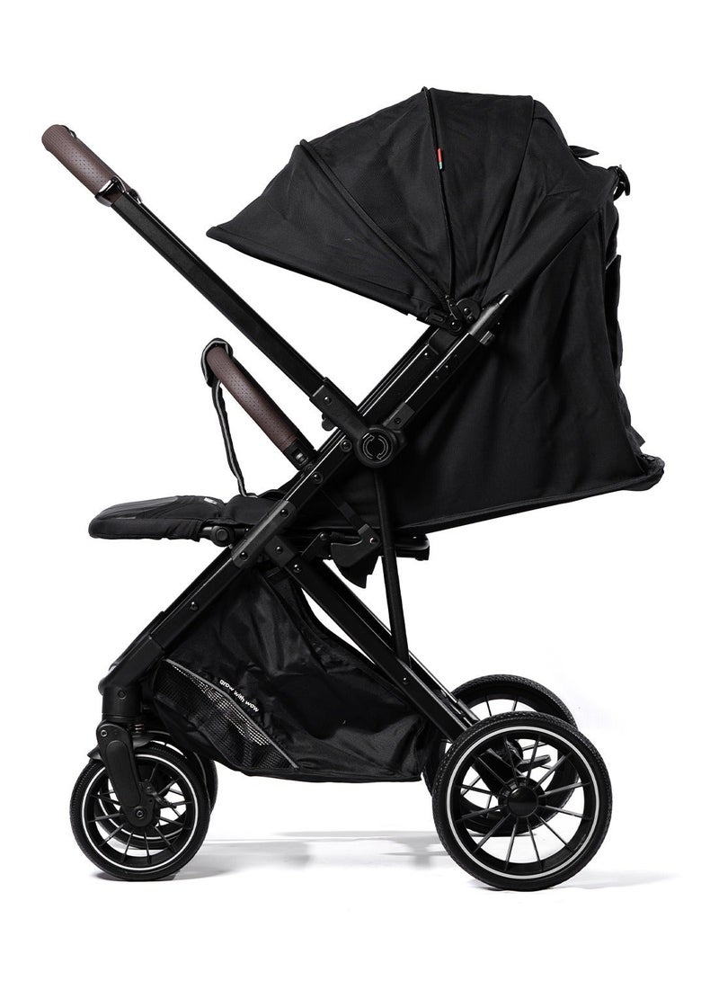 Kidilo Baby Stroller - Reversible Handle, Comfortable, Foldable Stroller - Newborn Stroller w/All-Scene Large Wheels - Image 1