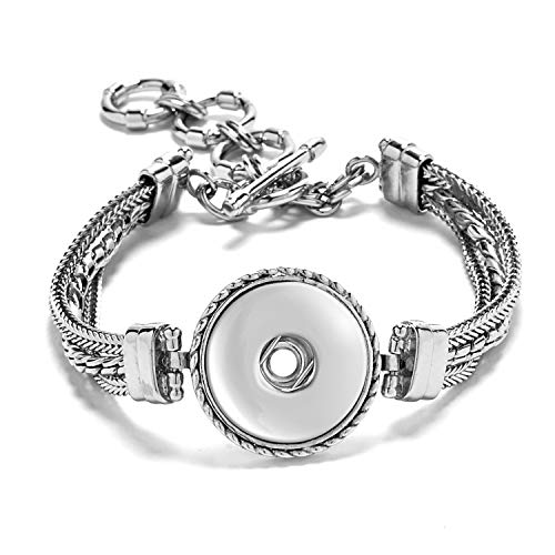 Ginger Snaps 1 Snap Multi Chain Bracelet SN90-11 (Standard Size) Interchangeable Jewelry - Image 4