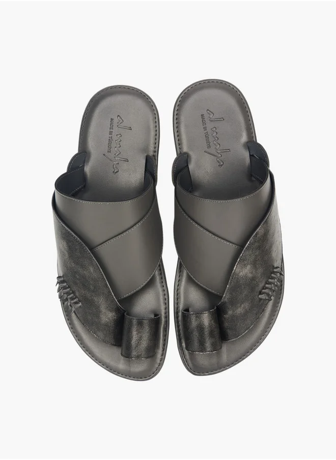 Al Waha Men's Arabic Sandals with Toe Loop - Ramadan Collection
