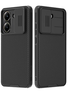 لجراب Xiaomi POCO X7 Pro، غطاء منزلق لحماية عدسة الكاميرا، واقي صدمات من مادة TPU+PC، غطاء هاتف محمول مقاوم لبصمات الأصابع، نحيف ومتين لحماية مثالية.