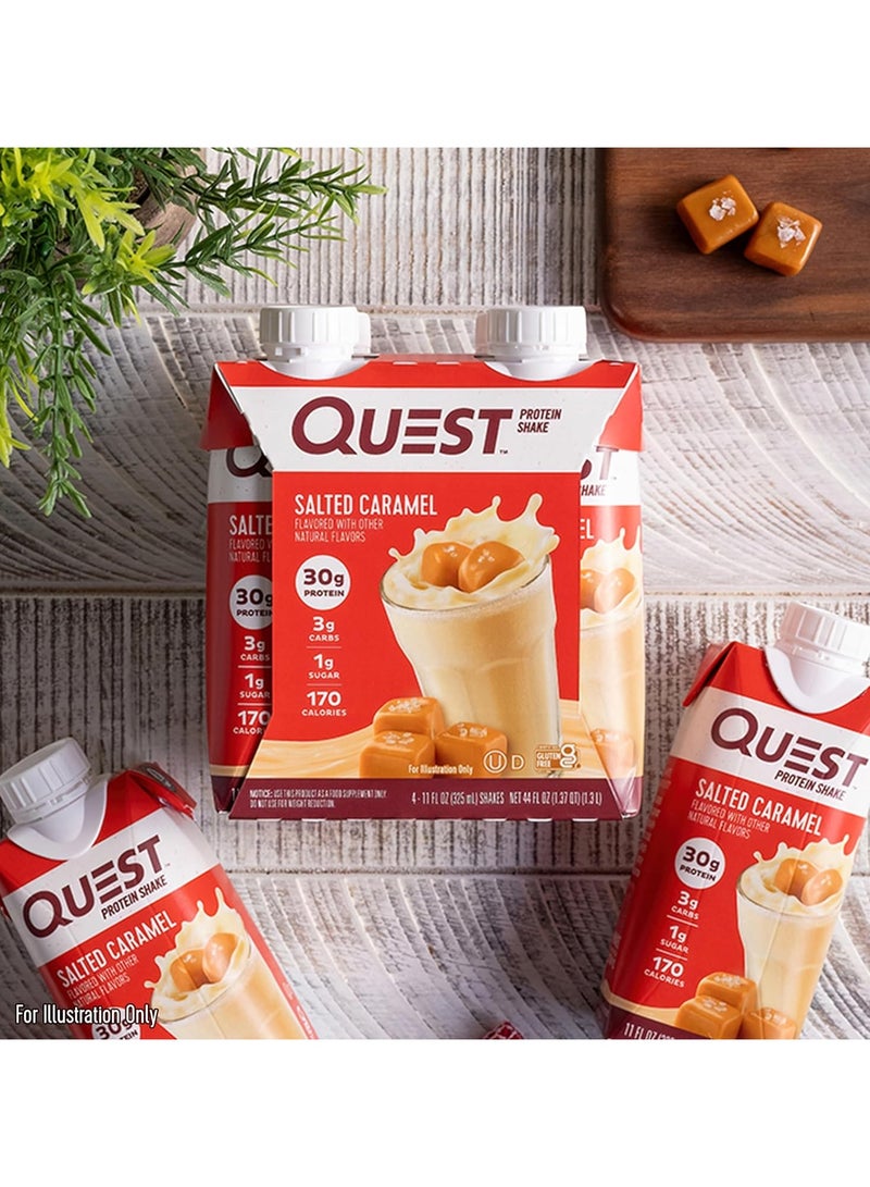 Quest Protein Shake Salted Caramel Flavor 325ml Pack of 12 - Image 2