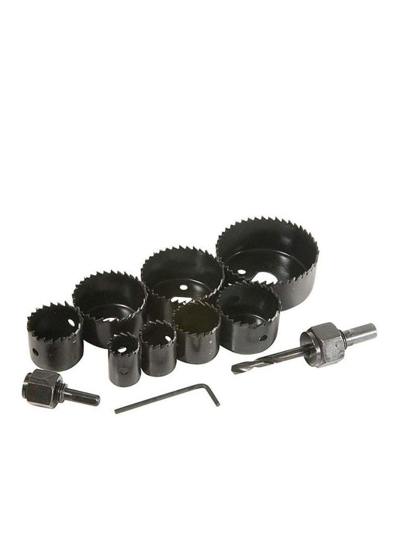 SENIK ENTERPRISE SENIK ENTERPRISE Hole Cutters 11 Piece Hole Saw Kit 1964mm Metal Alloys Wood Hole Saw Cutting Set Multicolour  - Image 1