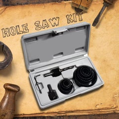 SENIK ENTERPRISE SENIK ENTERPRISE Hole Cutters 11 Piece Hole Saw Kit 1964mm Metal Alloys Wood Hole Saw Cutting Set Multicolour  - Image 2