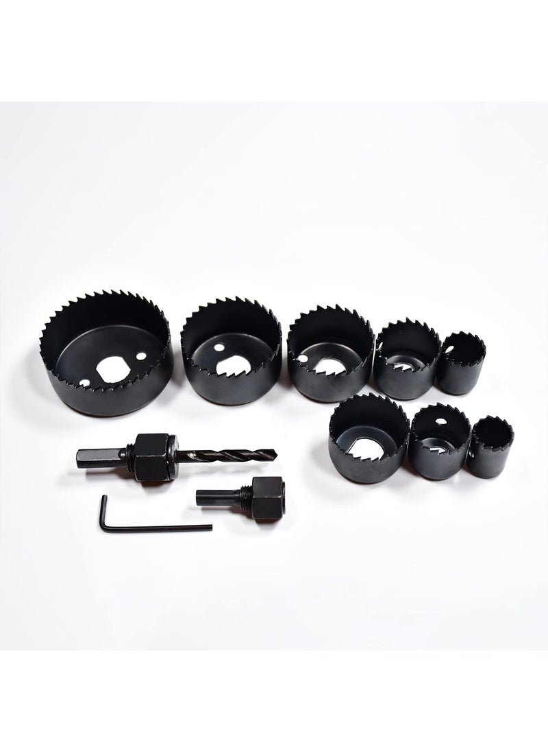 SENIK ENTERPRISE SENIK ENTERPRISE Hole Cutters 11 Piece Hole Saw Kit 1964mm Metal Alloys Wood Hole Saw Cutting Set Multicolour  - Image 3