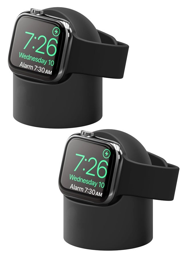 2PCS W2 Charger Stand Universal Dock For All Apple Watch Ultra SE Series All Sizes - Image 1