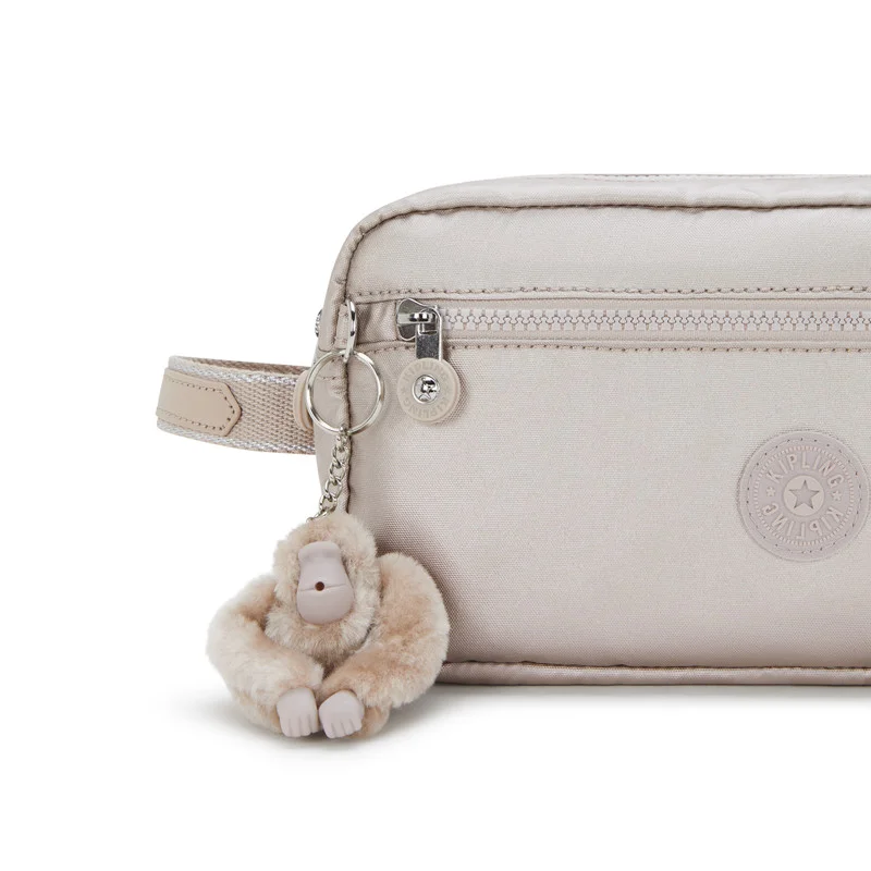 kipling Agot Medium Female Toiletry Bag - Metallic Glow