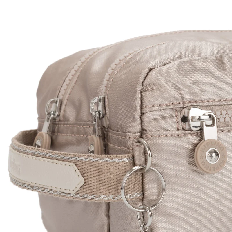kipling Agot Medium Female Toiletry Bag - Metallic Glow