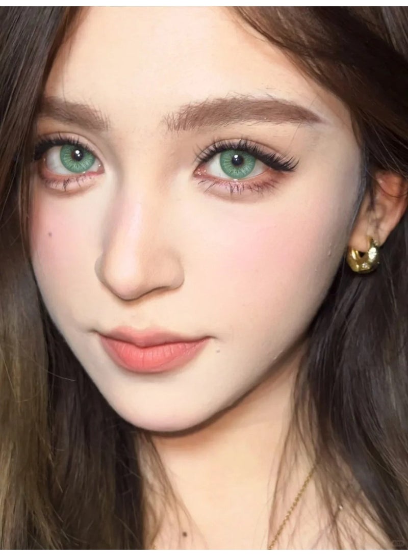 UYAAI Colored Contact Lenses Light Green 14.20mm Yearly Disposable for Daily Wear - Image 3