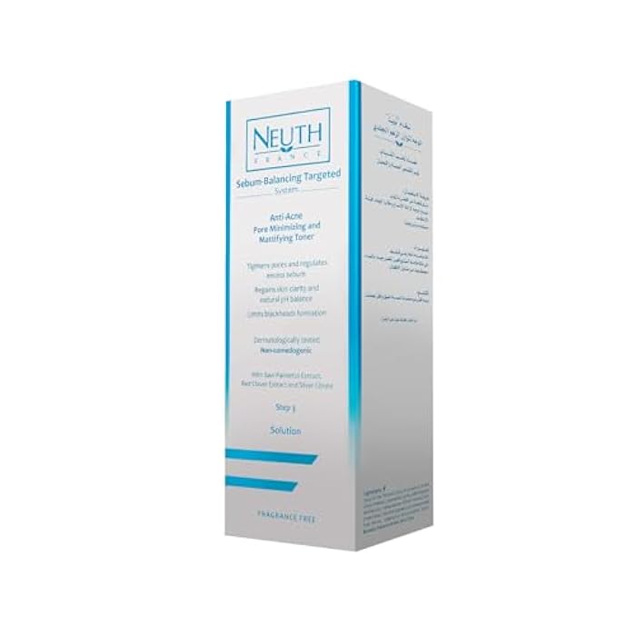 Neuth France - Anti-Acne and Pore Minimizing and Mattifying Toner (Acne Prone Skin), 200ml - Image 3