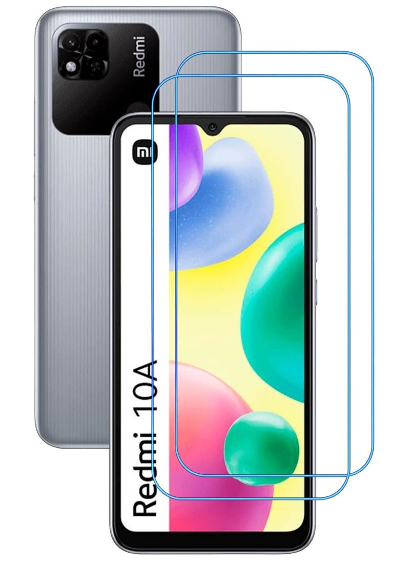 ACLIX 2 Pieces Antistatic ESD Dustproof Premium Quality High Definition Clear Tempered Glass Screen Protector Designed For Xiaomi Redmi 10A - Image 1