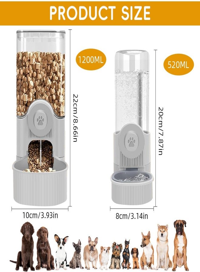 Qpets موزع طعام وماء أوتوماتيكي للقطط من كيو بيتس®، يُثبت على القفص، يعمل بالجاذبية، مناسب للحيوانات الأليفة الصغيرة، والقطط، والطيور، والهامستر. - Image 2
