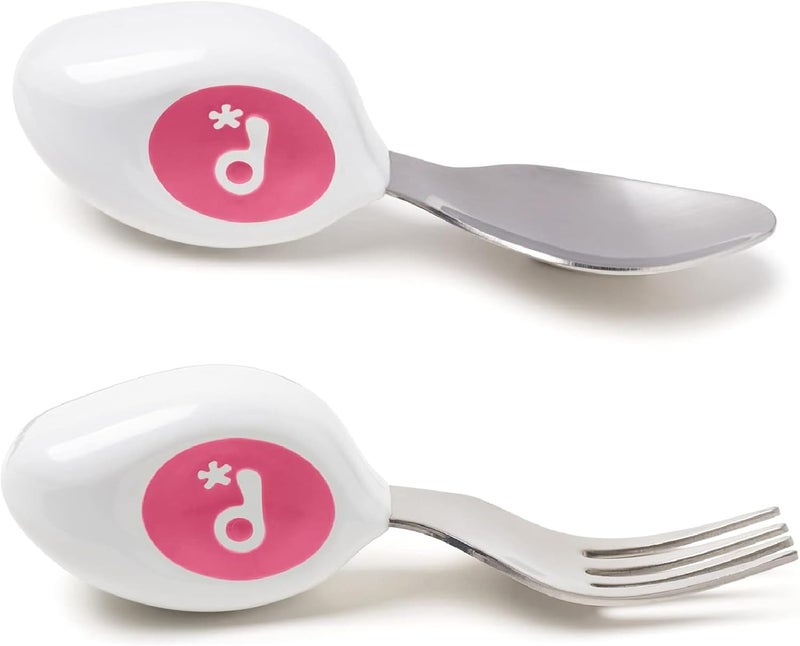 Doddl 2-Piece Toddler Cutlery Set - Spoon and Fork - Image 1