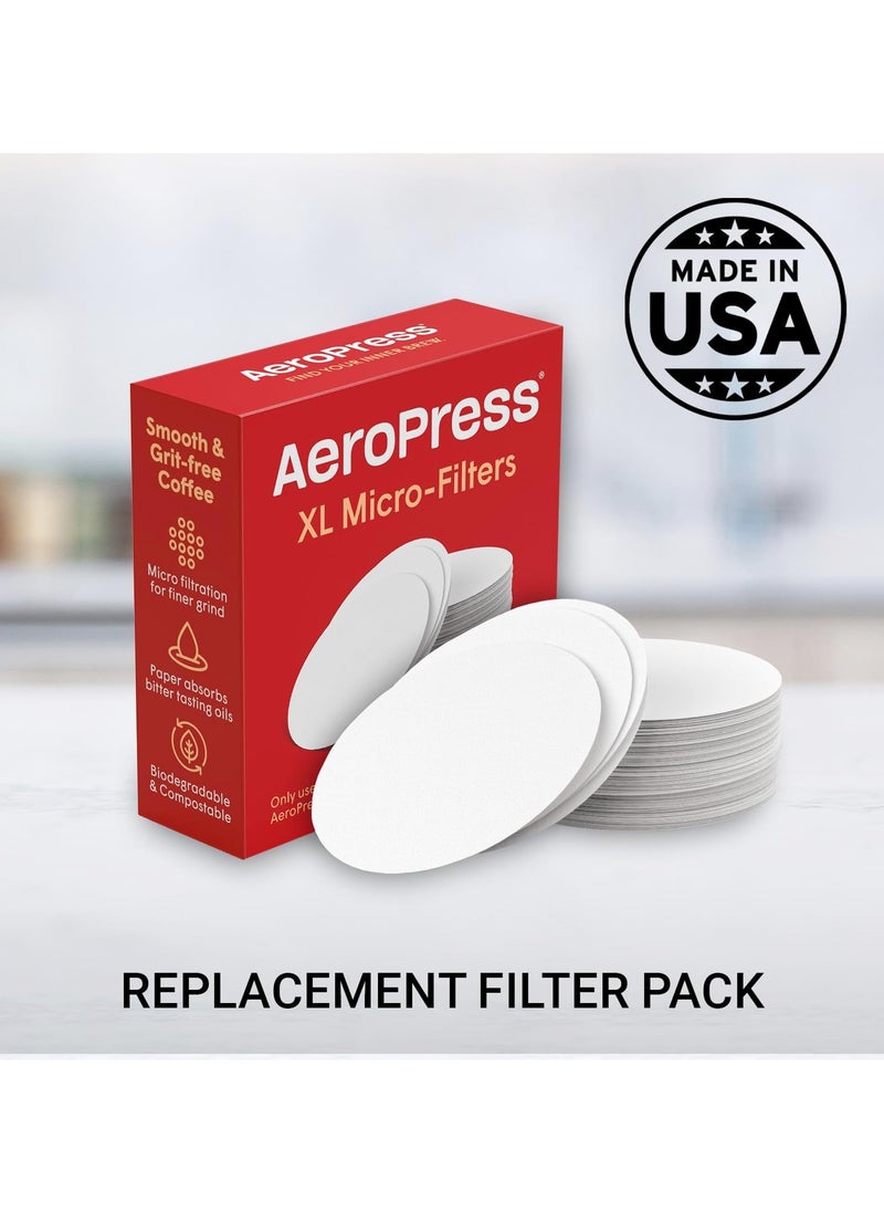 AeroPress - AeroPress XL Replacement Filter Pack - Micro-filters For AeroPress XL Coffee And Espresso Maker, (200 count) - Image 1