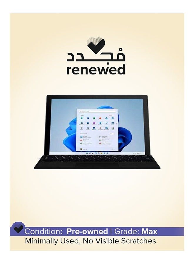 مايكروسوفت Renewed -Â Surface Pro 7+  Laptop With 12.3-Inch UHD Display,Intel Core i7-1135G7 Processor/Quad Core/11th Gen/16GB RAM/256GB SSD/Intel Iris XE Graphics/Windows 10 Pro BLACK English black - Image 1
