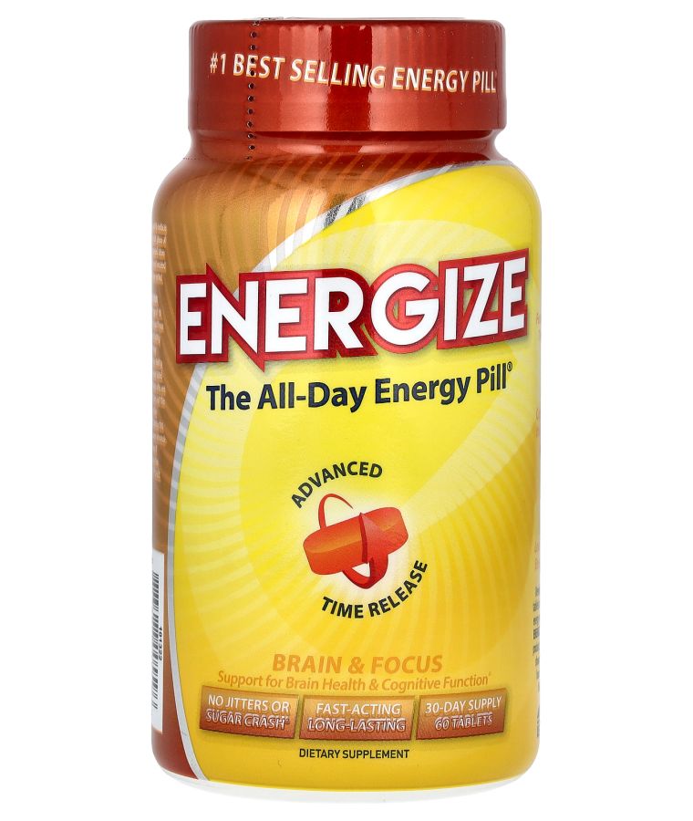 iSatori Energize The All-Day Energy Pill  60 Tablets