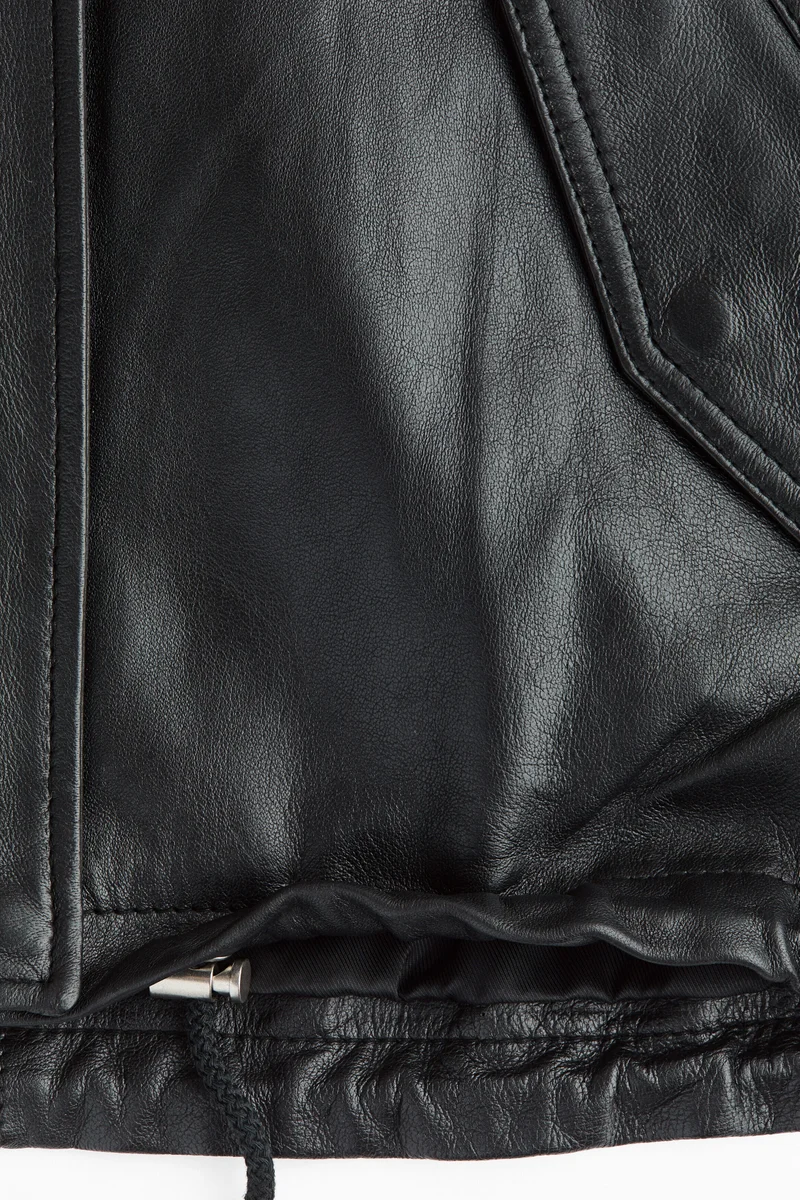 H&M  Oversized leather jacket for Women | Best Price UAE