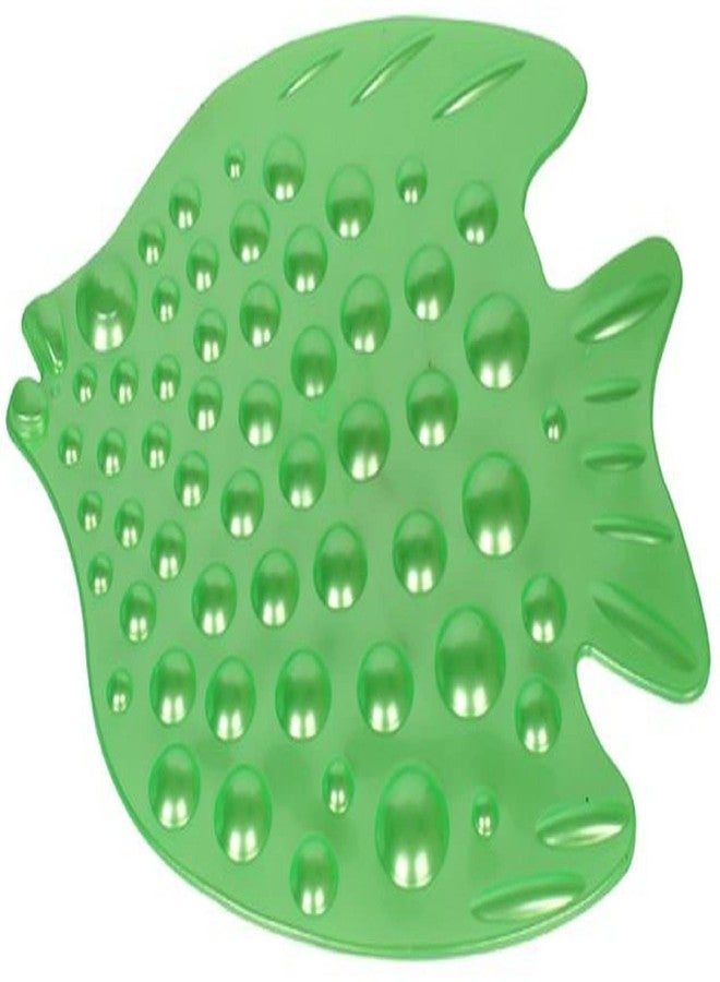 CIPLA PLAST Non-Slip Fish Shaped Bath Mat, Shower Floor Safety Mat for BathroomAnti-Skid/Anti-Slip Rubber Fish Tub Mat/Bath Mat (Parrot Green) - Image 1