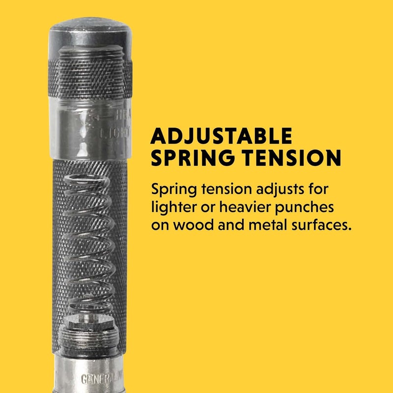 General Tools Heavy-Duty Automatic Center Punch #78 - Nail Punch Tool to Mark and Scribe - Machinist Tools - Image 4