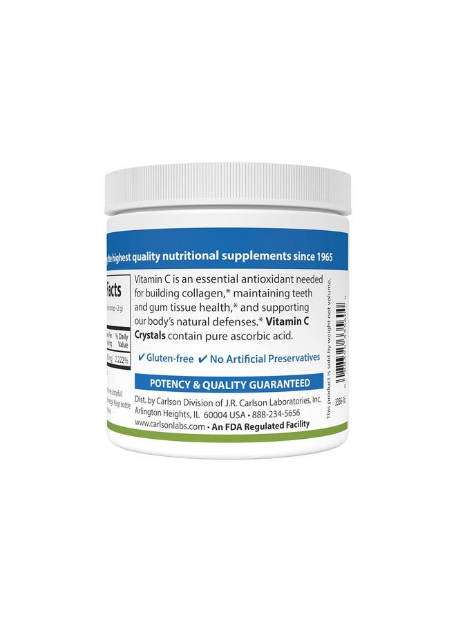 Carlson بلورات فيتامين سي غير المعدلة وراثيًا من كارلسون لابز، 6 أونصة - Image 3