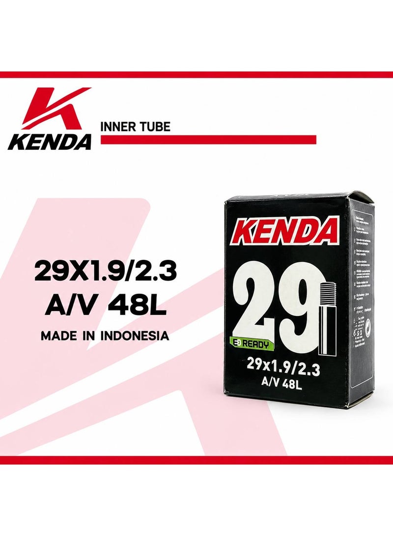 تيوب داخلي دراجة KENDA مقاس 29×1.9/2.3 بصمام أمريكي A/V بطول 48 مم – صناعة إندونيسية