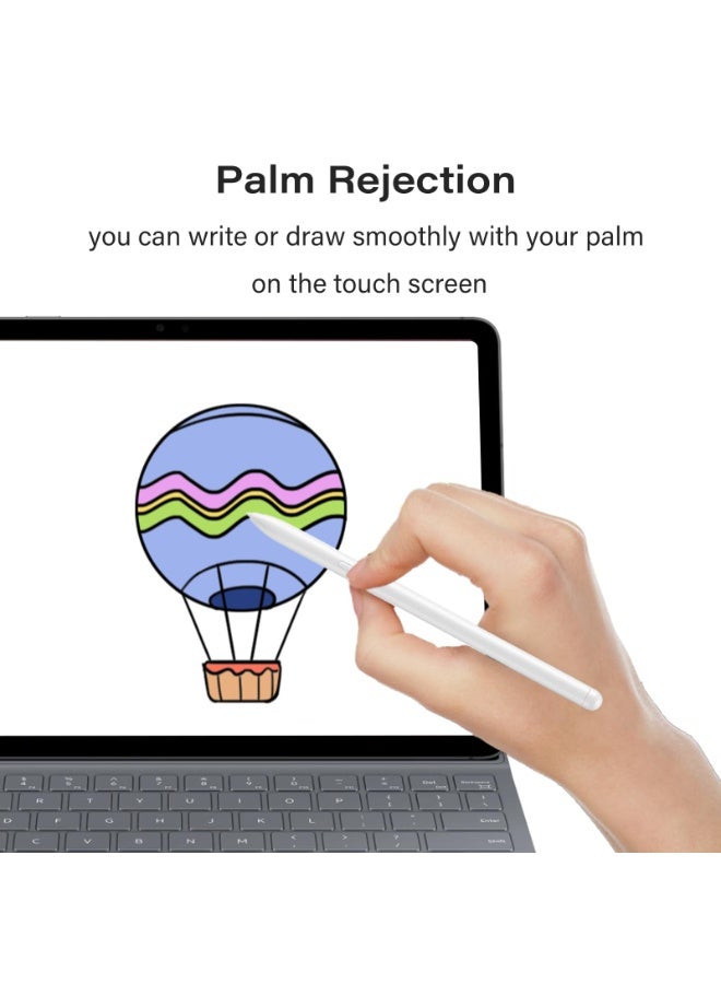**قلم Galaxy Tab S11 متوافق مع Samsung Galaxy Tab S11/S11 Ultra، قلم ستايلس بديل لـ Galaxy Tab S11 Ultra/S11 بجميع إصداراته S Pen مع رؤوس بديلة (اللون: فضي)** - Image 5