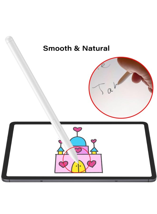 **قلم Galaxy Tab S11 متوافق مع Samsung Galaxy Tab S11/S11 Ultra، قلم ستايلس بديل لـ Galaxy Tab S11 Ultra/S11 بجميع إصداراته S Pen مع رؤوس بديلة (اللون: فضي)** - Image 4