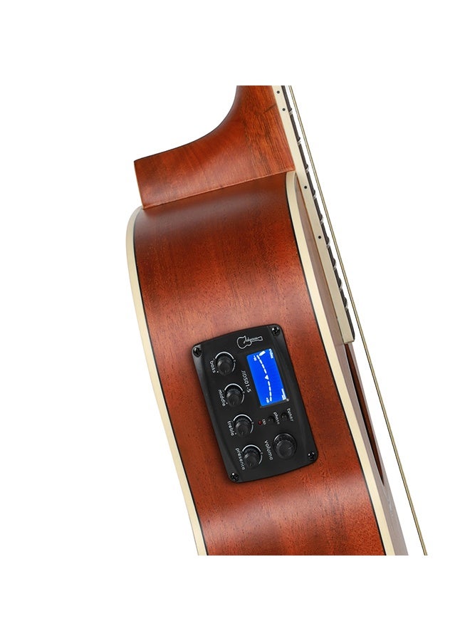 Jidyous 40 Inch Electric Acoustic Guitar Full-size Professional Guitar Sapele Body for Beginners Teens Adults,with Pickups Bag Tuner Strap Capo Picks and Cable - Image 3