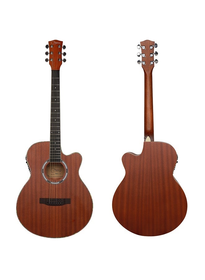 Jidyous 40 Inch Electric Acoustic Guitar Full-size Professional Guitar Sapele Body for Beginners Teens Adults,with Pickups Bag Tuner Strap Capo Picks and Cable - Image 5