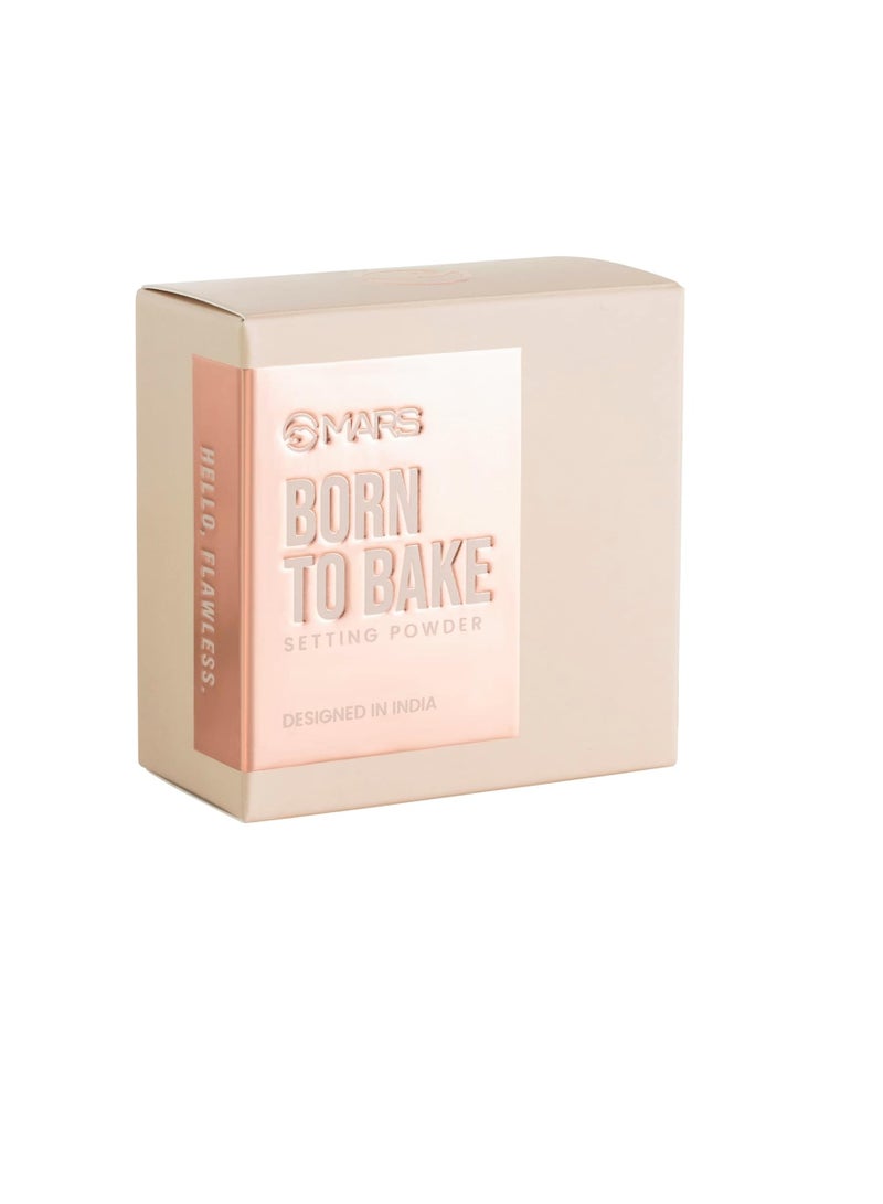 مارس بودرة مضغوطة من مارس بورن تو بيك لجميع أنواع البشرة، بودرة تثبيت طويلة الأمد للحصول على لمسة نهائية مطفأة اللمعة، زيت خفيف الوزن والتحكم في العرق، كريم  8.0 جرام - Image 3
