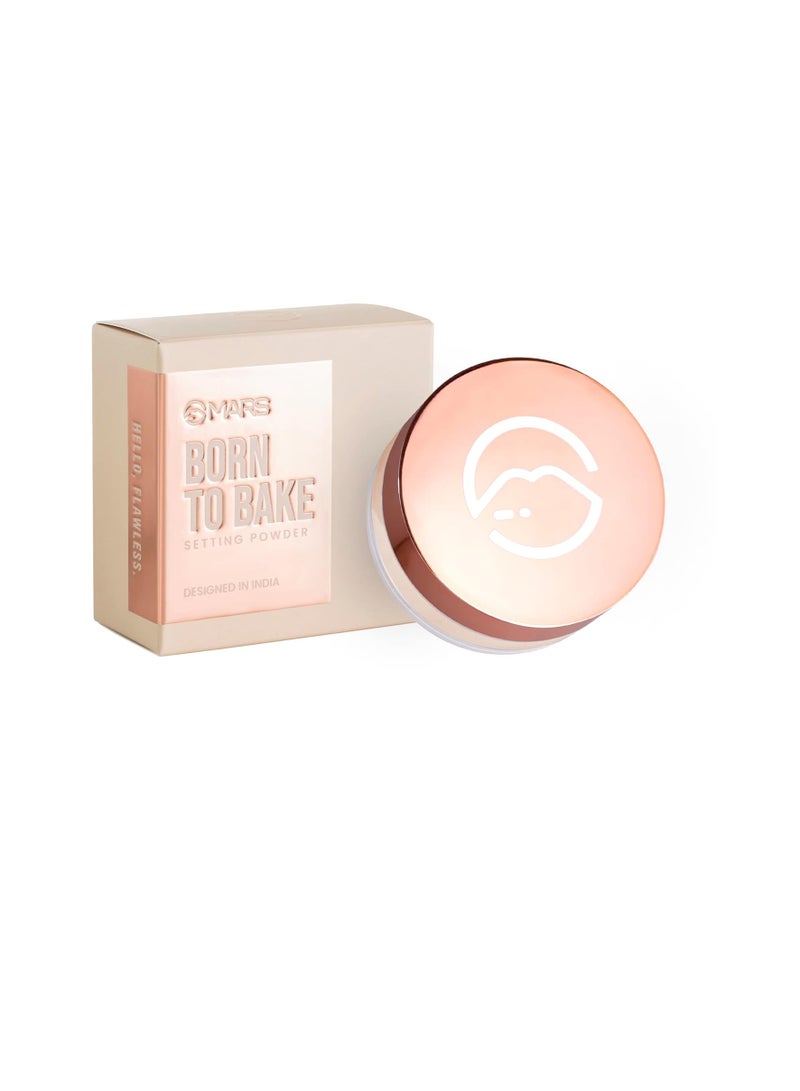 مارس بودرة مضغوطة من مارس بورن تو بيك لجميع أنواع البشرة، بودرة تثبيت طويلة الأمد للحصول على لمسة نهائية مطفأة اللمعة، زيت خفيف الوزن والتحكم في العرق، كريم  8.0 جرام - Image 4