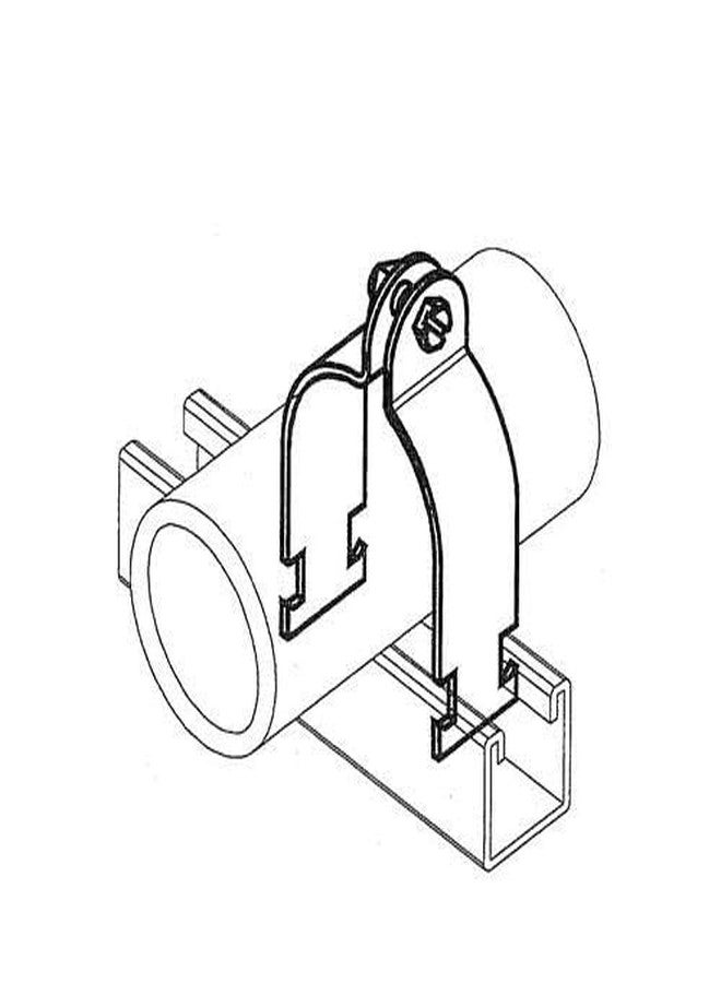 Morris 17524 Rigid Strut Clamp, 5" - Image 3