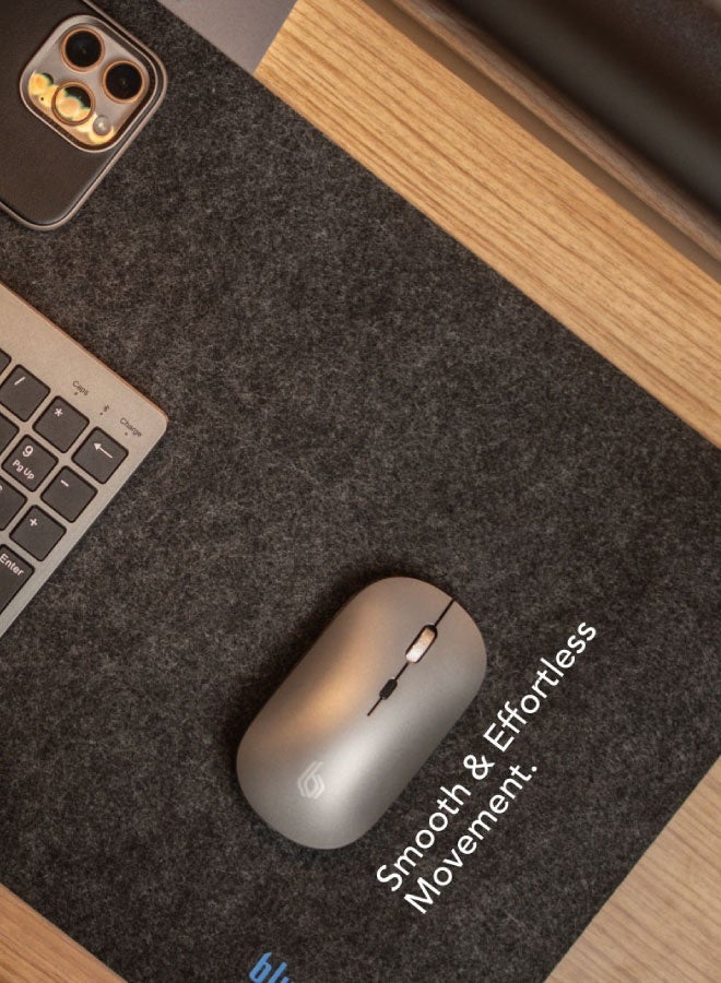 blupebble Glide Deskpad 80x30 cm | Anti-Slip Extended Mouse Pad with Smooth Surface – Waterproof Desk Mat for Office, Gaming & Workstation Setup - Image 4