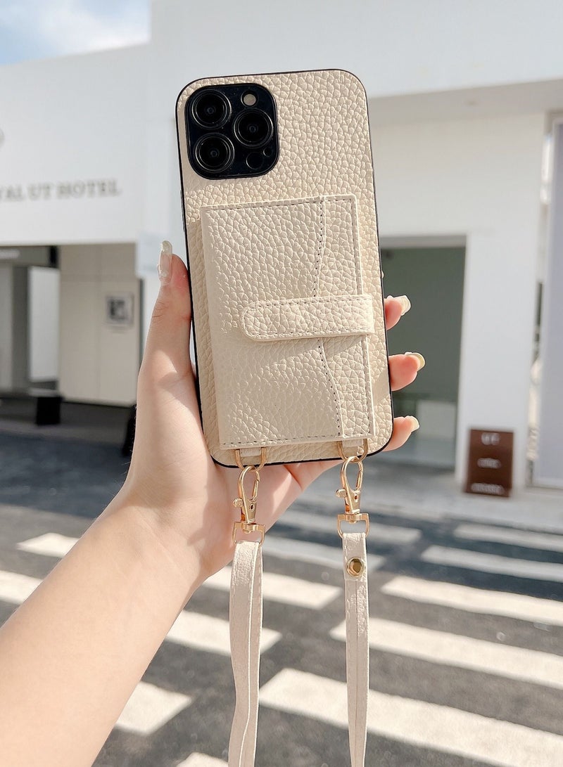 Suteni Back Cover Leather Protective Wallet Mobile Phone Case for iPhone - Image 3