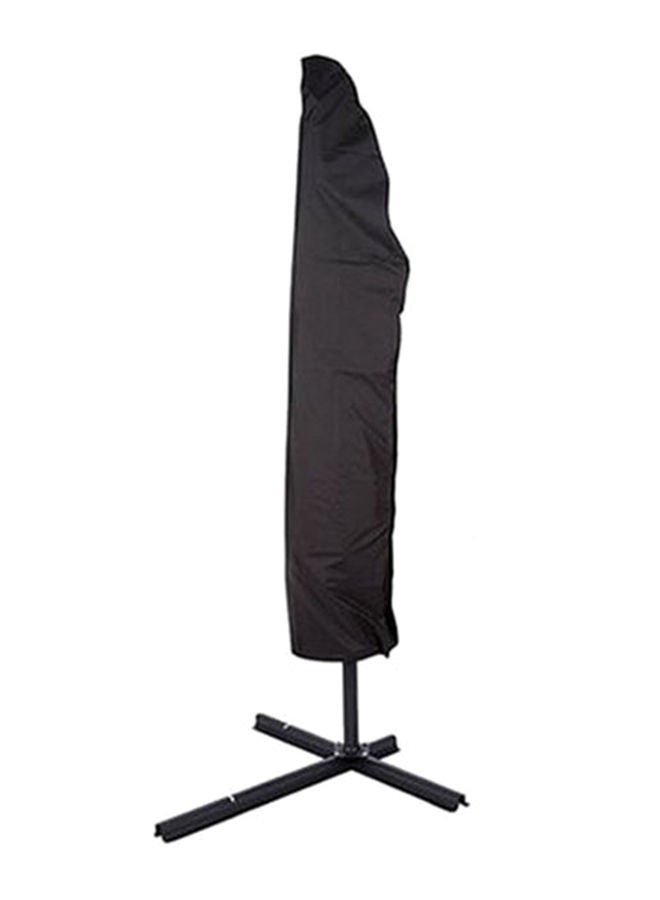 NIBEMINENT Garden Furniture Umbrella Cover Black 202x95x50cm 