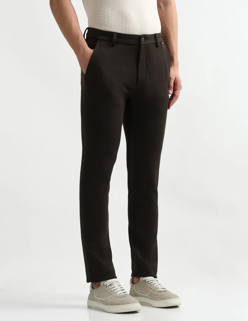 Arrow Olive Super Slim Fit Flex Chinos for Men | Best Price UAE