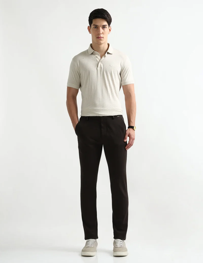 Arrow Olive Super Slim Fit Flex Chinos for Men | Best Price UAE