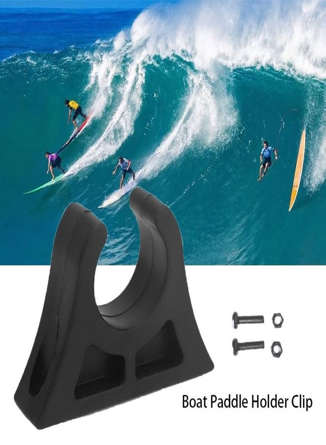 bohally Kayak Paddle Holder with Screws Rubber Boat Paddle Clips Fishing Net Clip| Quick & Easy Mounting | Heavy-Duty Rubber Construction, 2-Pack - Image 5