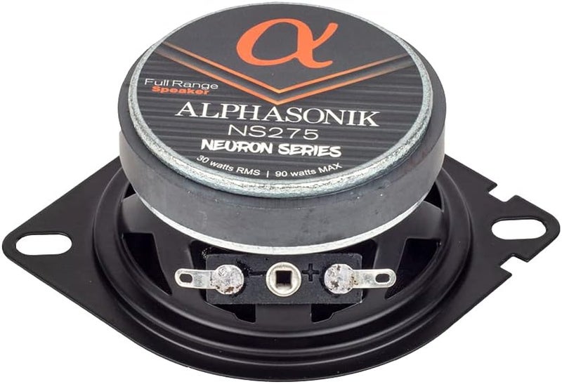 Alphasonik 1 Pair of NS275 Neuron Series 2.75" (180 Watts Max for The Pair) 90 Watts Max Per Speaker Full-Range Car Audio Speaker with Paper Cone - Image 5