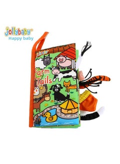 Generic Jollybaby Tail Cloth Book Animal Stereo Cloth Book Baby Toy 0-1 Year Old Toy Baby Cloth Book-Color:Mom And Dad Cloth Book (Chinese And English)  - Image 5