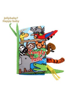 Generic Jollybaby Tail Cloth Book Animal Stereo Cloth Book Baby Toy 0-1 Year Old Toy Baby Cloth Book-Color:Mom And Dad Cloth Book (Chinese And English)  - Image 3