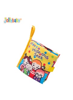 Generic Jollybaby Tail Cloth Book Animal Stereo Cloth Book Baby Toy 0-1 Year Old Toy Baby Cloth Book-Color:Mom And Dad Cloth Book (Chinese And English)  - Image 1