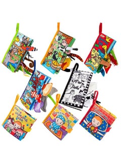 Generic Jollybaby Tail Cloth Book Animal Stereo Cloth Book Baby Toy 0-1 Year Old Toy Baby Cloth Book-Color:Mom And Dad Cloth Book (Chinese And English)  - Image 2