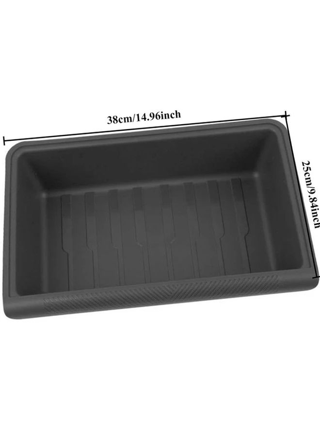 Black Under Seat Storage Box Drawer Organizer For Car Accessories - Image 3