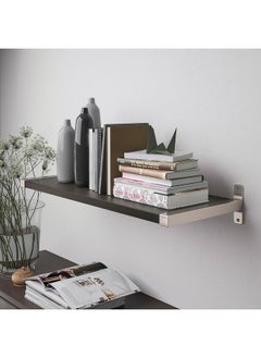 Zaboon Wall Shelf, Brown-Black/Nickel-Plated, 80X30 Cm  - Image 2