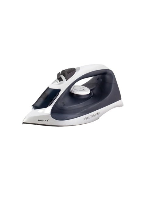 Sokany 2200W Ceramic Steam Iron is practical, ideal for ironing all types of clothes and fabrics thanks to the different settings, such as steam jet, continuous steam, and vertical steam.